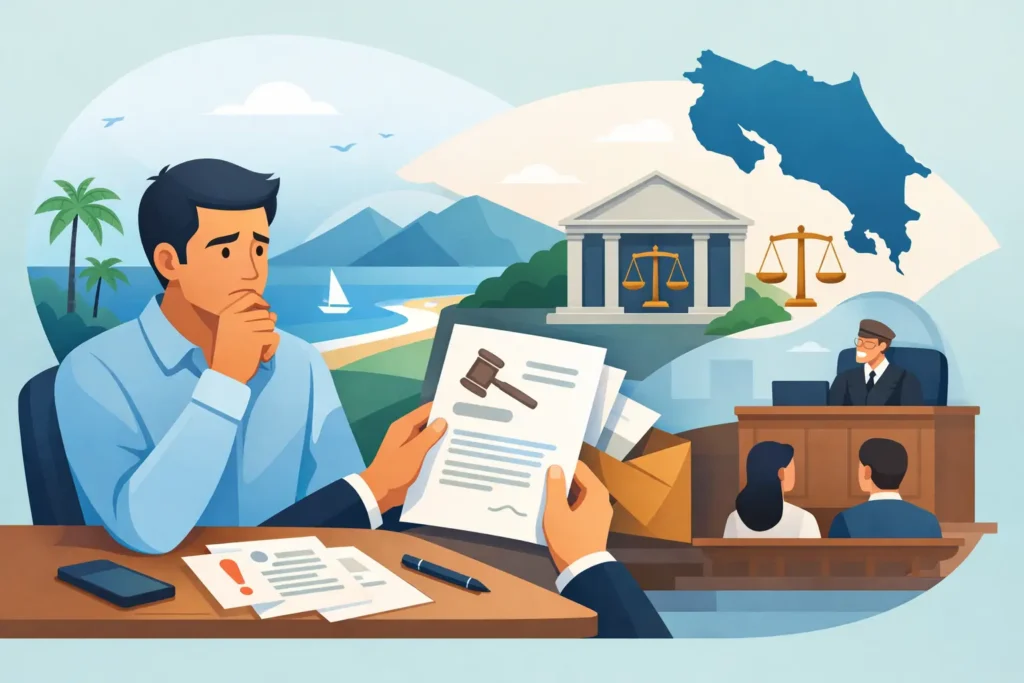 Qué hacer si me demandan legalmente en Costa Rica